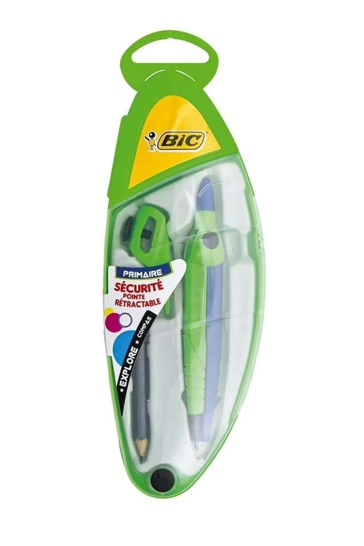 پرگار سبز مجموعه شروع 3 قطعه اورجینال بیک Bic