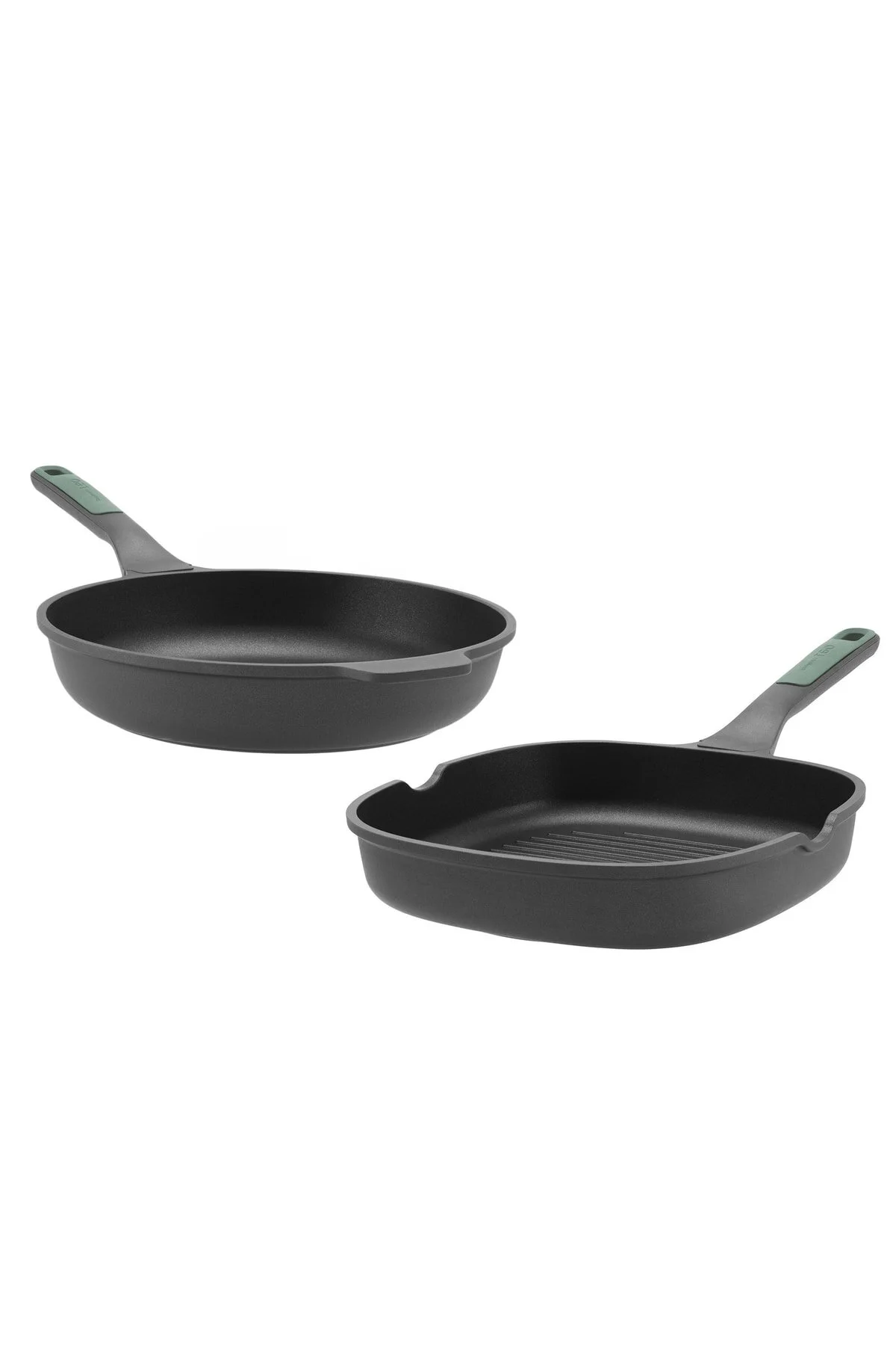 قابلمه لئو چسباندن آلومینیوم 2 PLIES PAN SET 28 26 سانتی متر Berghoff
