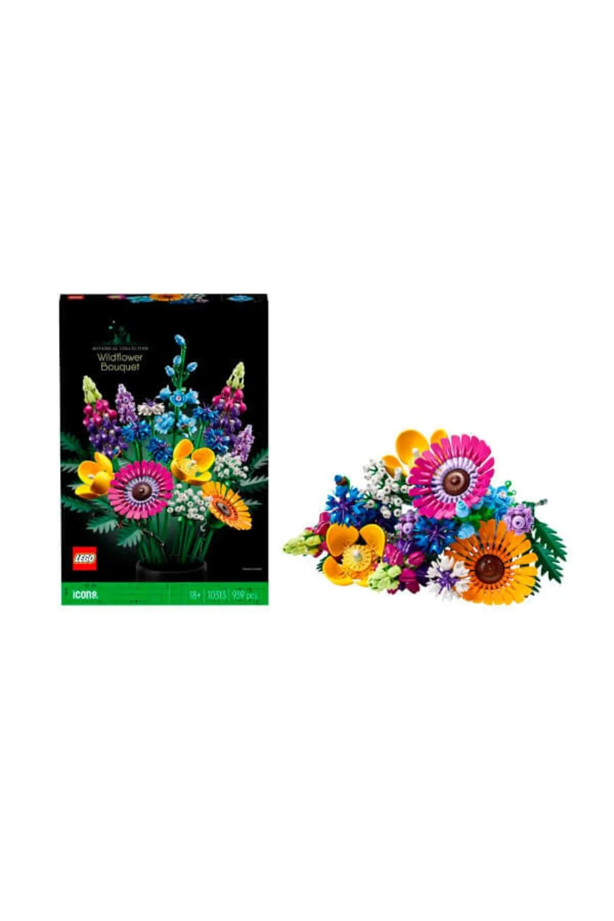 لگو و اسباب بازی های ساخت محور ICONS WILDFLOWERS BOUQUET 10313 از ترکیه LEGO