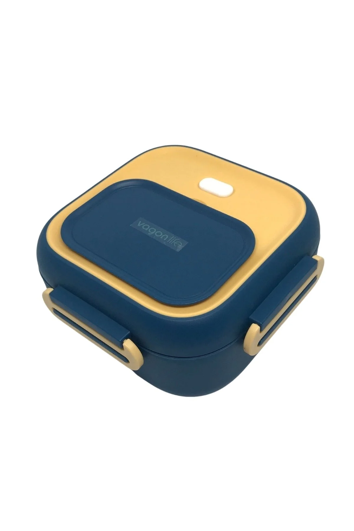 ست ظروف کمپینگ آبی BENTO 500ML Lunchbox مجموعه جدید جعبه غذای اکسپدیشن یک طبقه Vagonlife