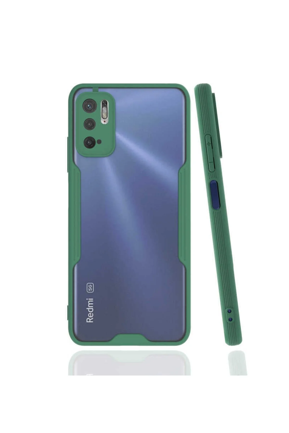 کاور و قاب پوشش محافظ سیلیکونی رنگی مات فوق‌العاده نازک از دوربین 5 گرمی شیائومی REDMI NOTE 10 پارفیت HEPTEKİLETİŞİM