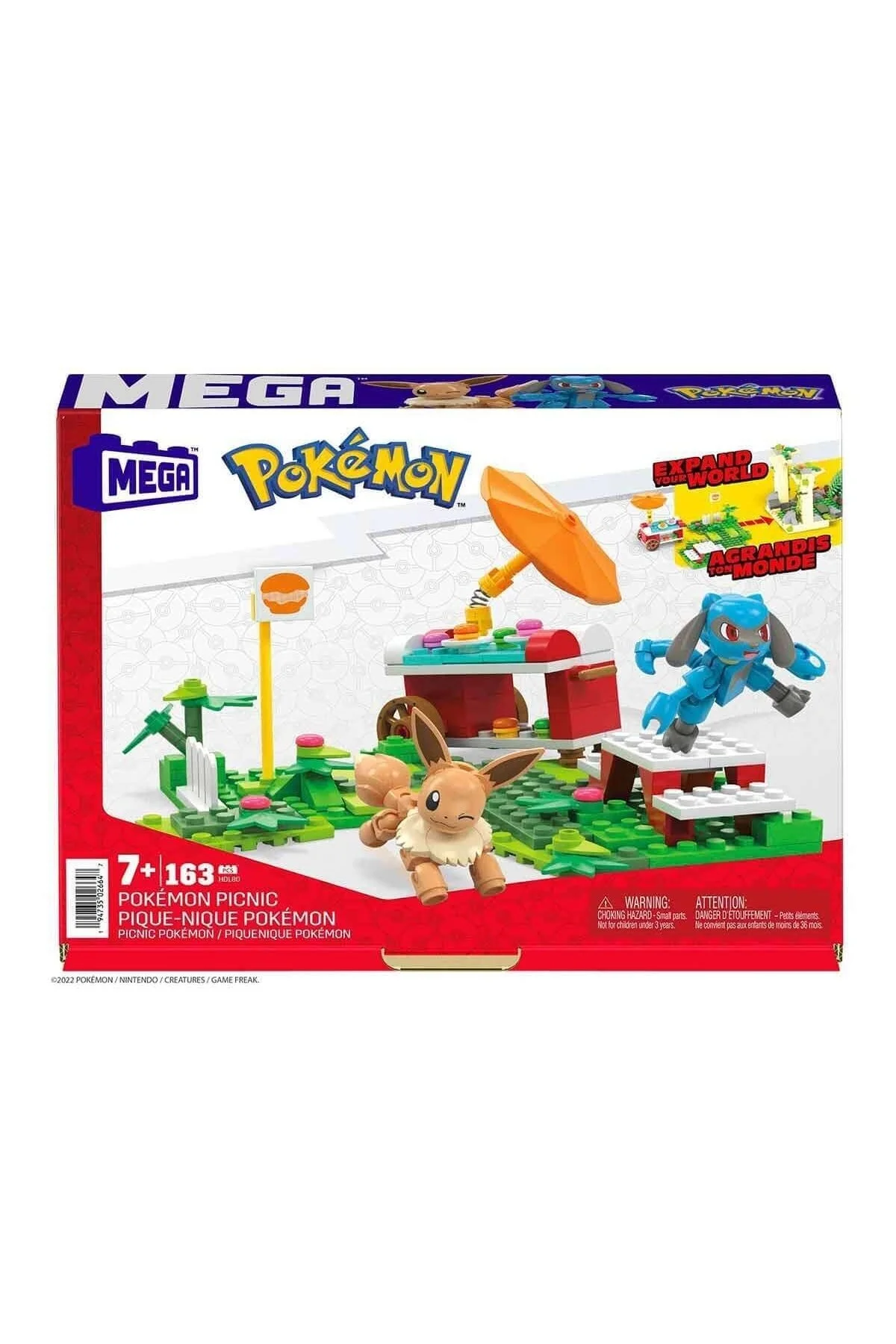 لگو و اسباب بازی های ساخت محور مجموعه ساختمان پیک نیک MEGA POKEMON ADVENTURE BUILDER HDL80 از ترکیه Mega Bloks