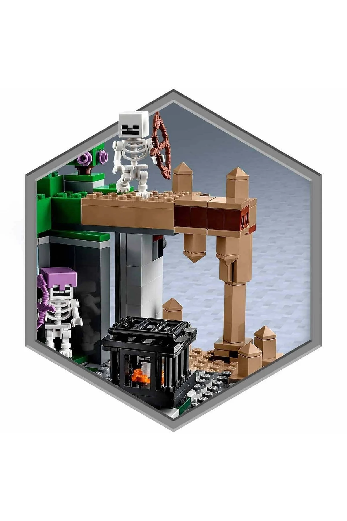 لگو و اسباب بازی های ساخت محور MINECRAFT SKELETON DUNGEON 21189 از ترکیه LEGO