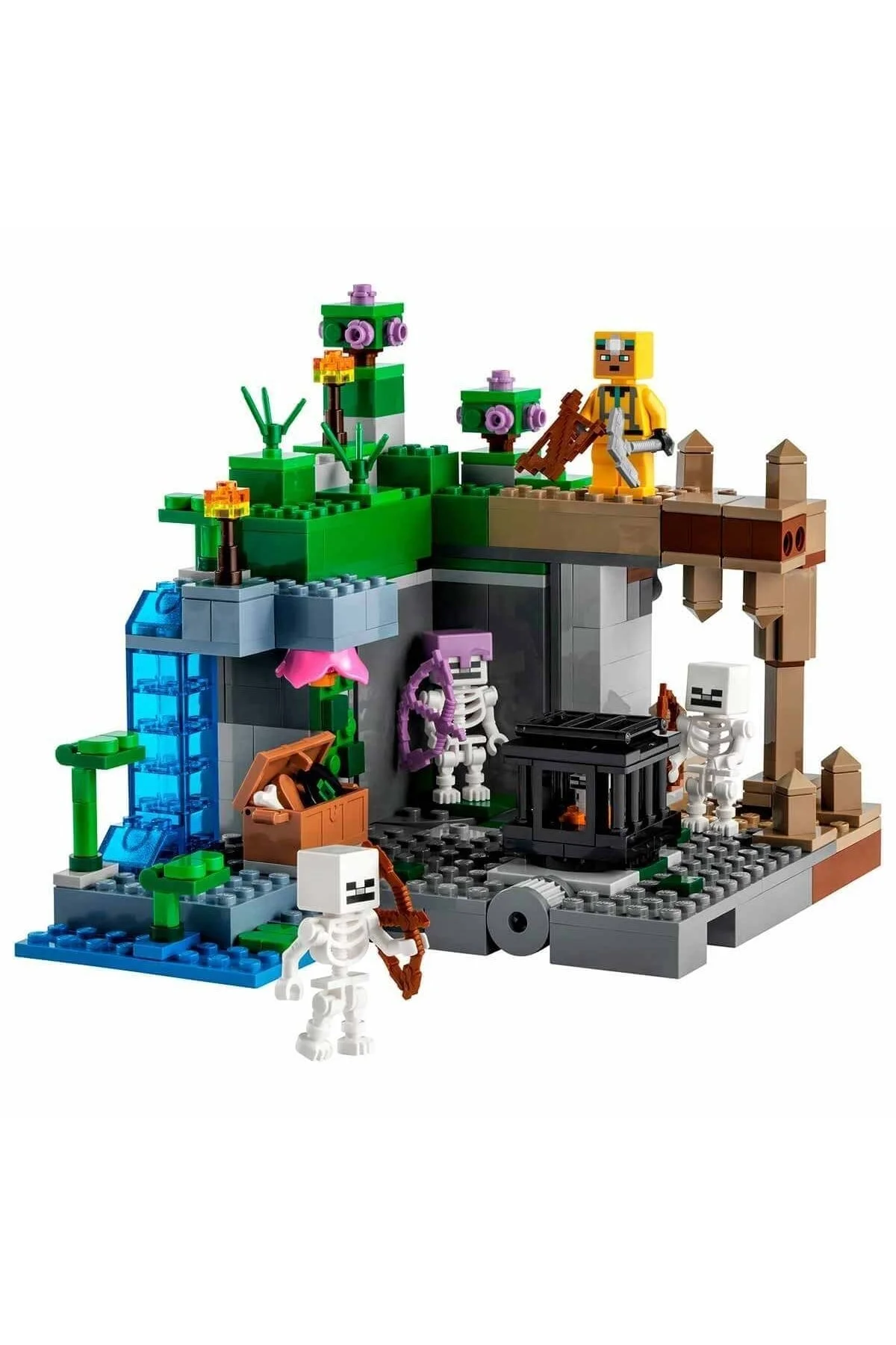 لگو و اسباب بازی های ساخت محور MINECRAFT SKELETON DUNGEON 21189 از ترکیه LEGO