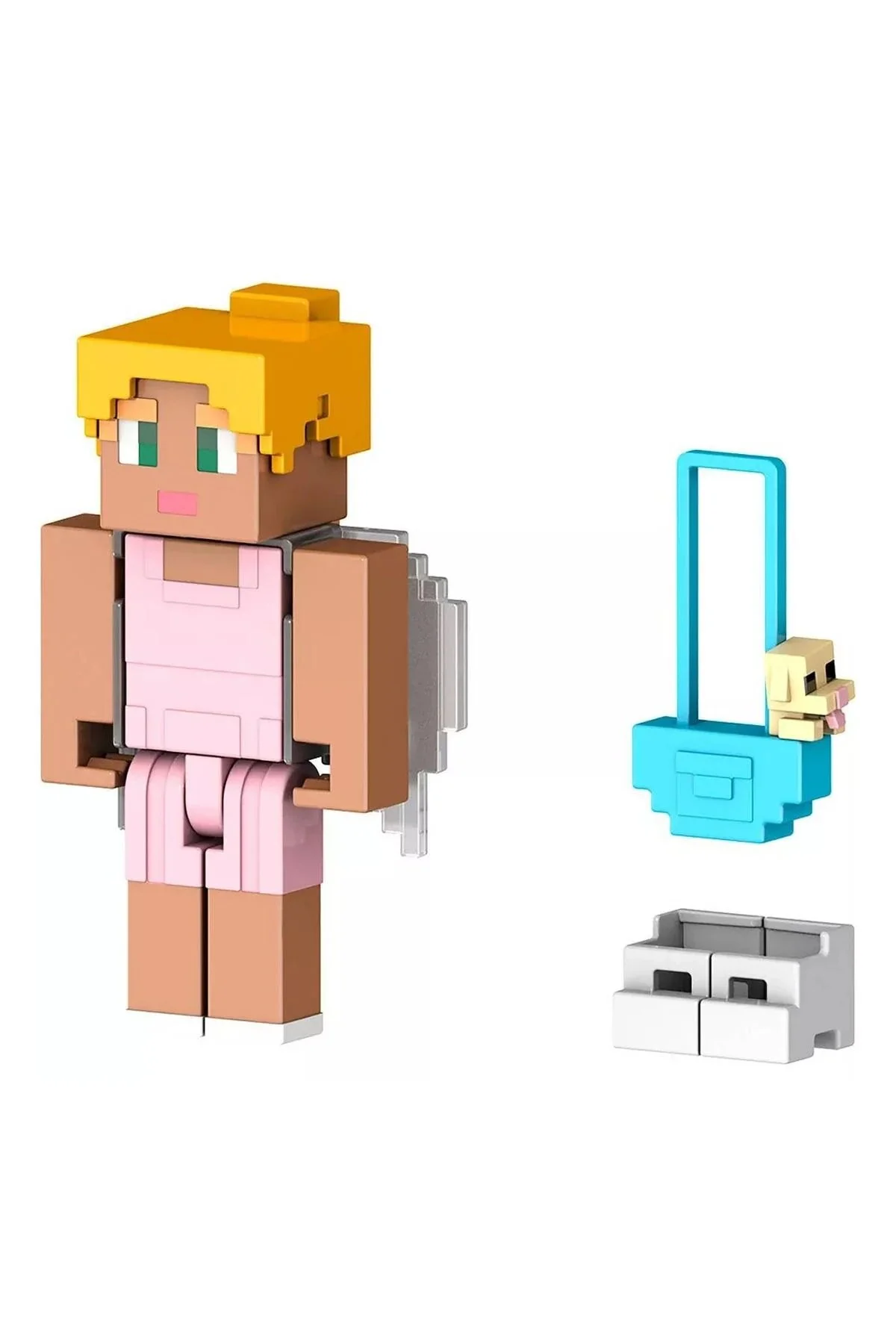اسباب بازی های فیگور شخصیت شکل کیف توله سگ MINECRAFT CAMP ENDERWOOD CREATOR SERIES Fillikutum