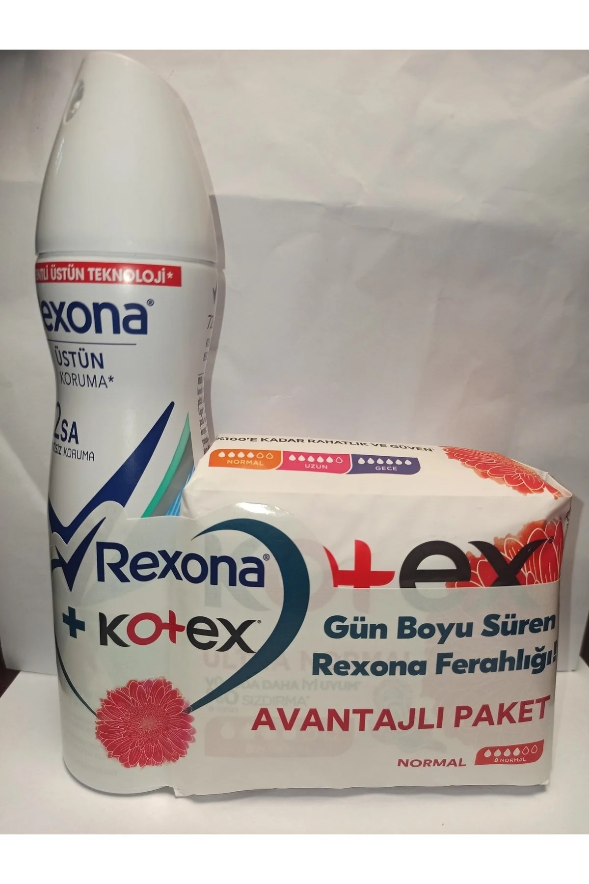 مراقبت شخصی DEODORANT SHOWER SUPERIOR PROTECTION 150ML+KOTEX NORMAL PED 8 رکسونا Rexona