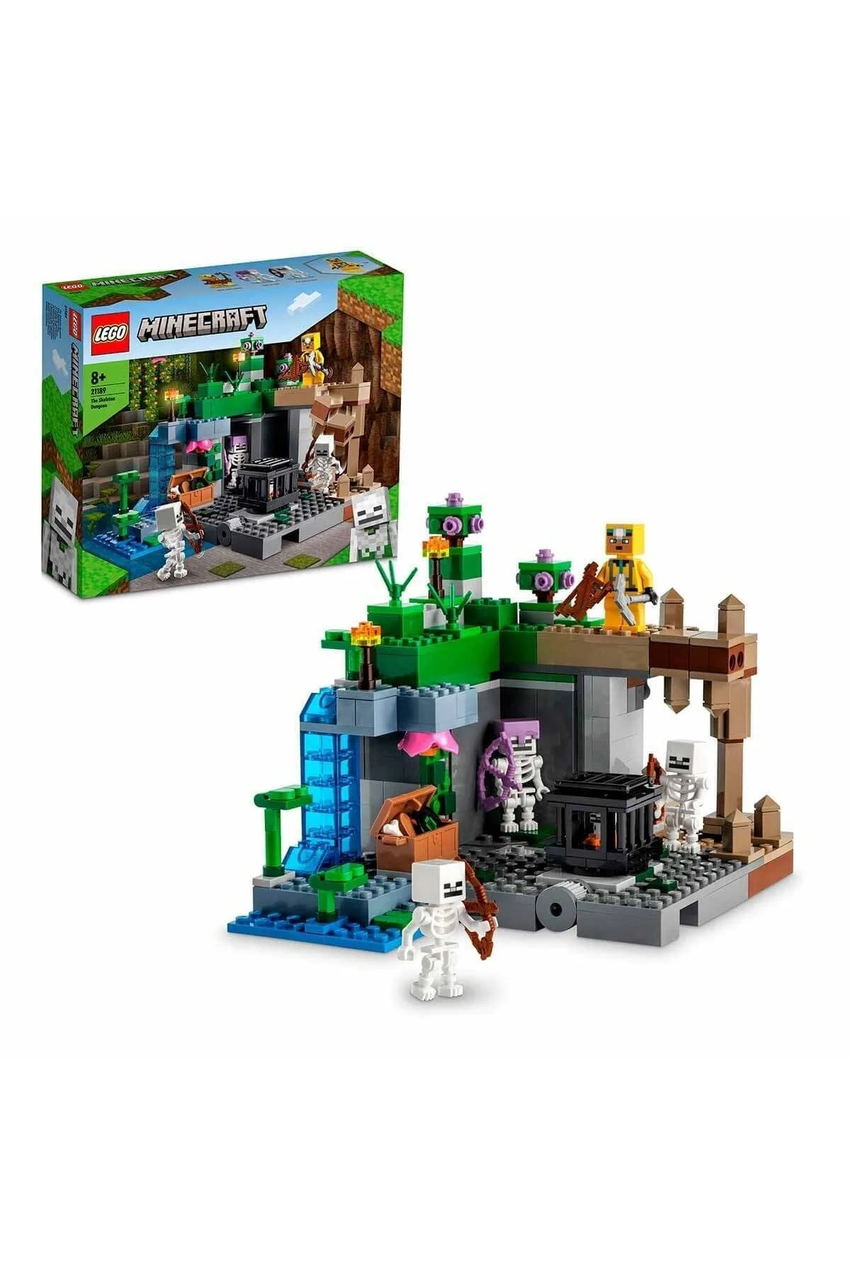 لگو و اسباب بازی های ساخت محور MINECRAFT SKELETON DUNGEON 21189 از ترکیه LEGO
