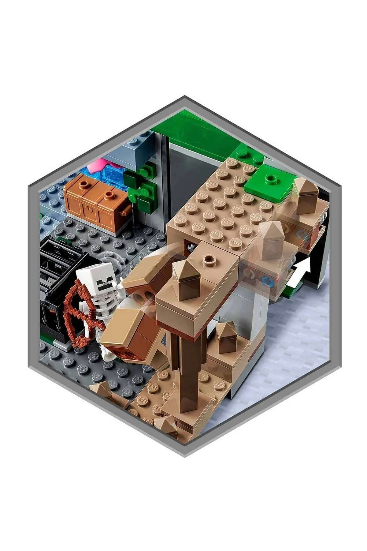 لگو و اسباب بازی های ساخت محور MINECRAFT SKELETON DUNGEON 21189 از ترکیه LEGO