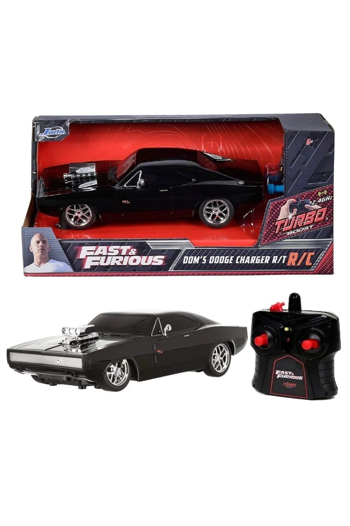 مدل خودرو 1:24 کنترل از راه دور FAST & FURIOUS DOM'S DODGE CHARGER R T Jada