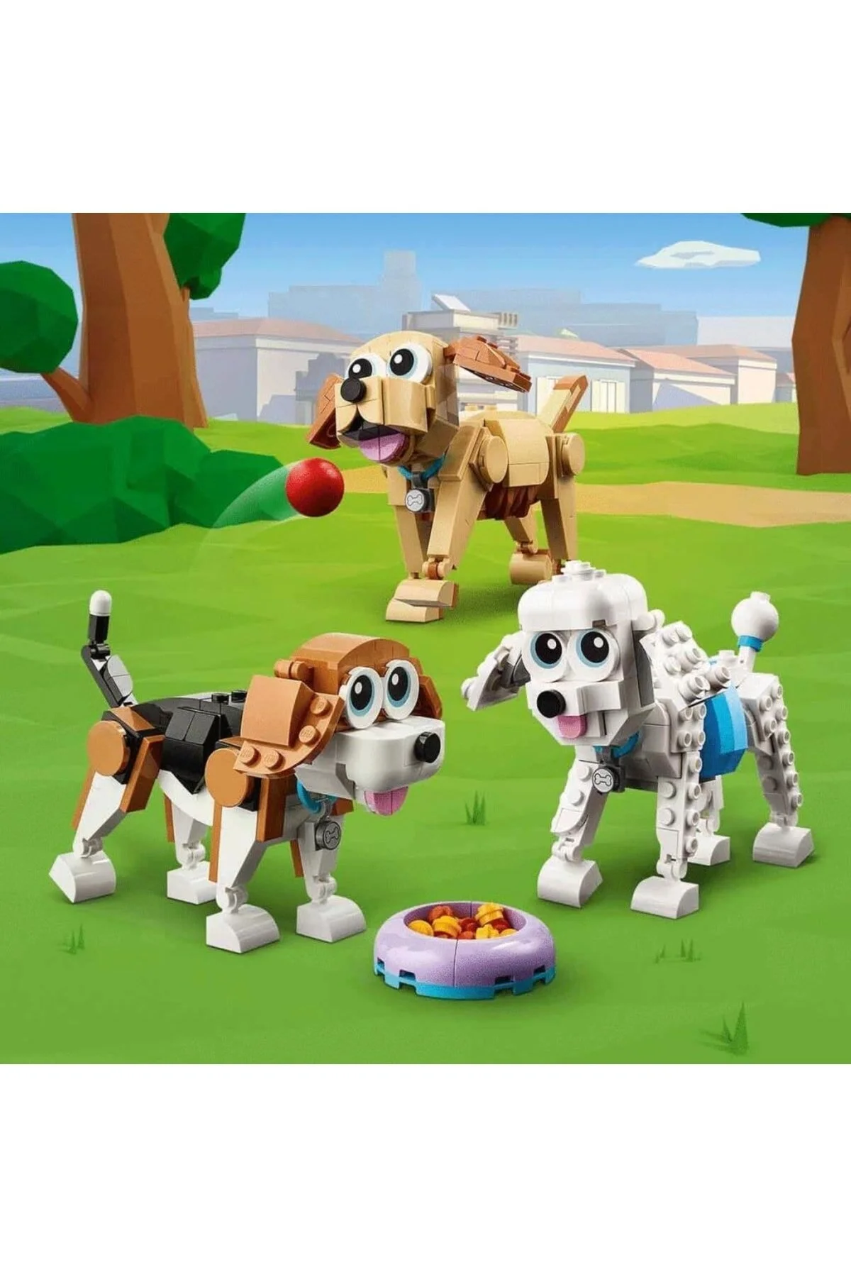 ست بازی 31137 ® CREATOR 3IN1 CUTE DOGS 475 PIECES +7 YEARS اورجینال LEGO