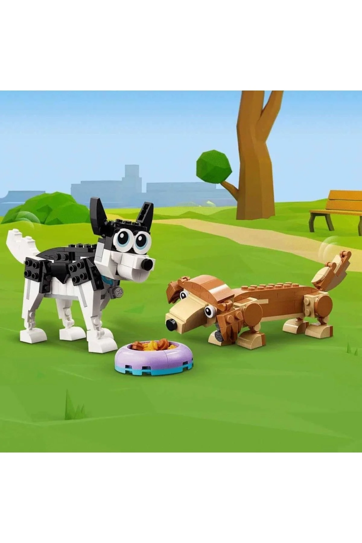 ست بازی 31137 ® CREATOR 3IN1 CUTE DOGS 475 PIECES +7 YEARS اورجینال LEGO
