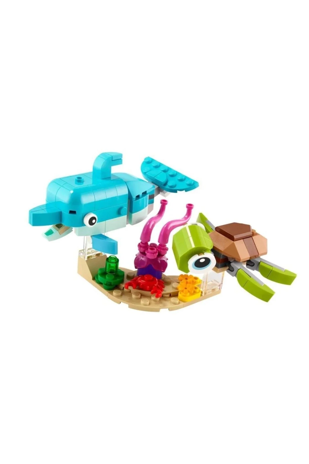 ست بازی مردانه و زنانه 31128 خالق یونوس لاک پشت 3 در بین 137 قطعه +6 سن LEGO