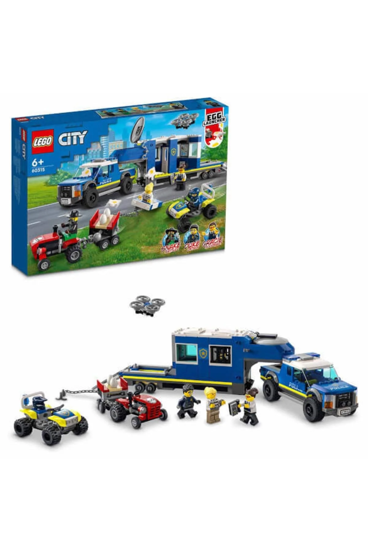 لگو کامیون فرماندهی موبایل پلیس شهر 60315 اورجینال LEGO