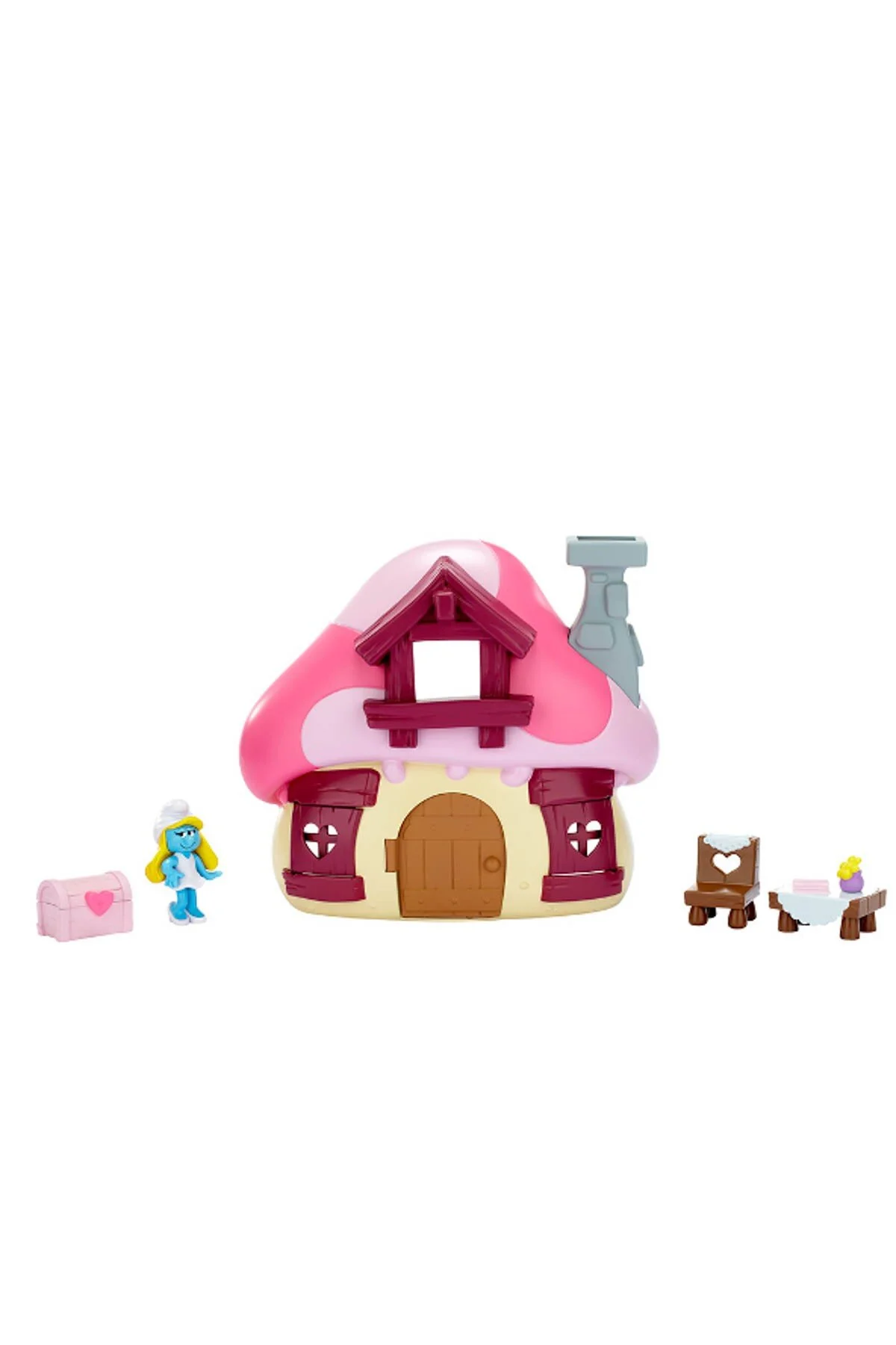 عروسک های اسباب بازی و لوازم جانبی SMURFS SMURFETTE'S MUSHROOM HOUSE SET PLAYSET از ترکیه Genel Markalar