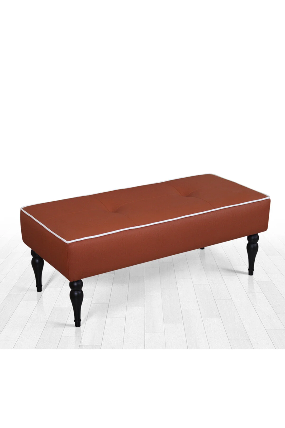 پاف و نیمکت LUNGO چرمی BENCH PUFF خاک Lorence Home