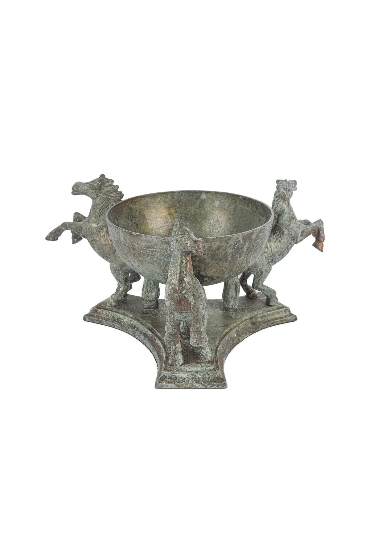 ظروف دکوری بشقاب و کاسه باستانی با اسب سواری سبز 52X24CM Mikasa Moor