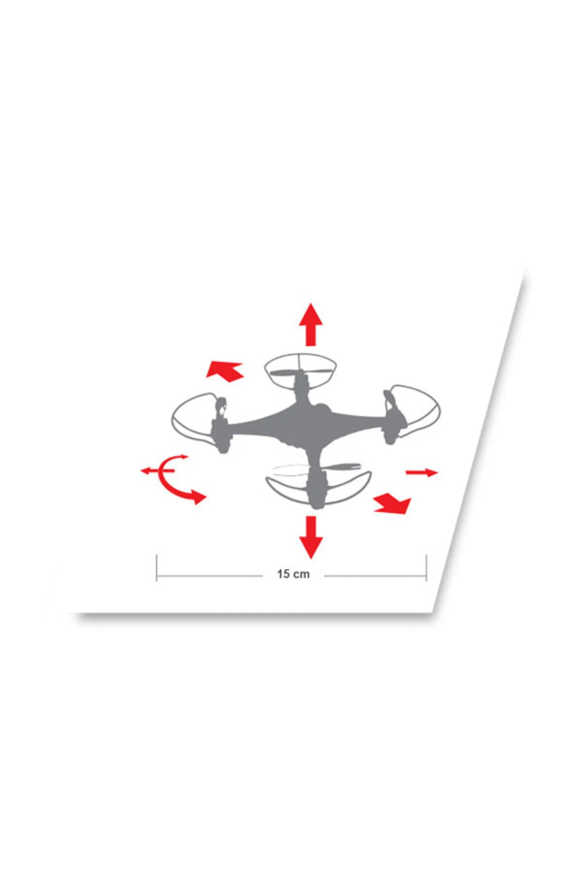 خودروی کنترل از راه دور مردانه و زنانه کوادکوپتر Spy Drone II اورجینال Silverlit
