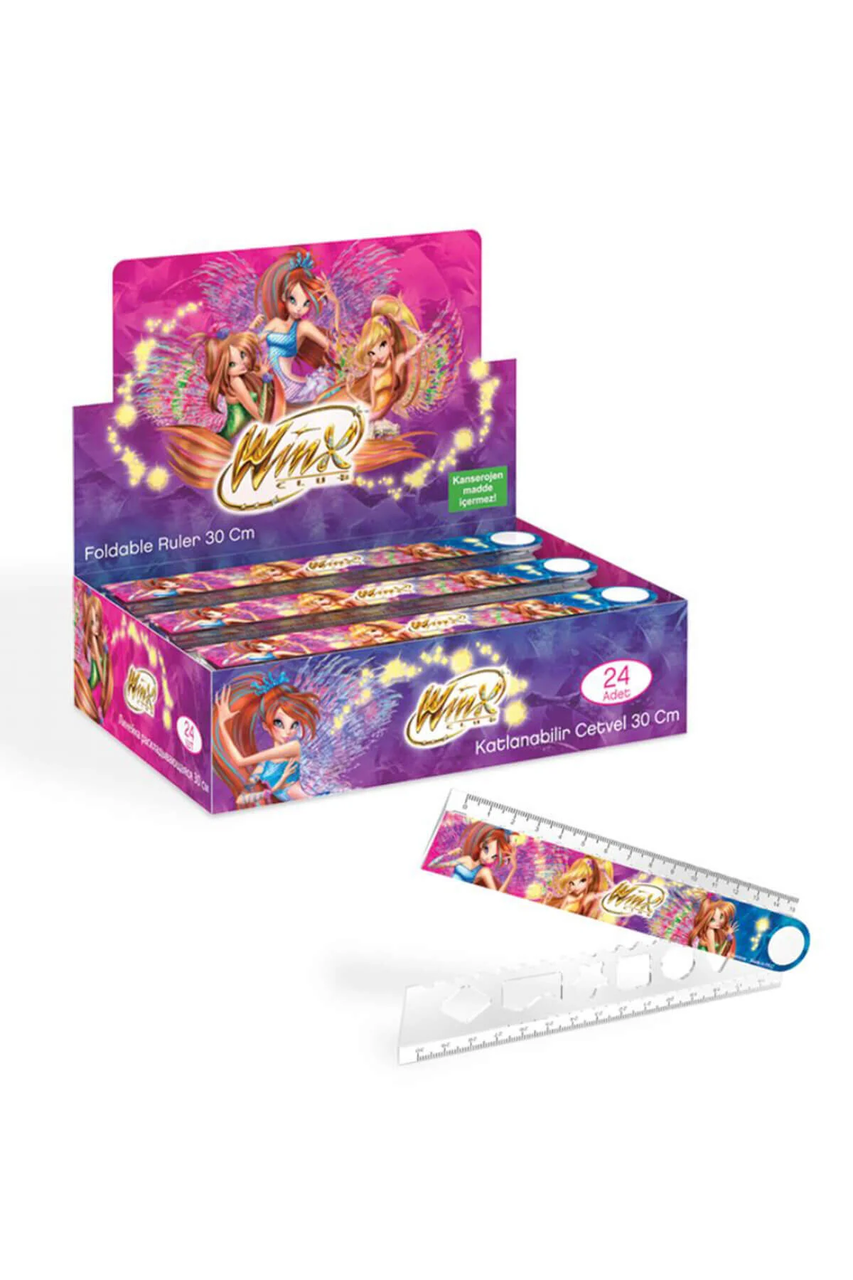 پازل خط کش هندسی تاشو WINX CLUB YGN65385 AST Yaygan