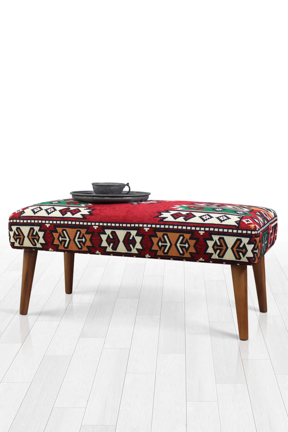 پاف و نیمکت ویزیر KILIM BENCH PUFF HITTITE Lorence Home
