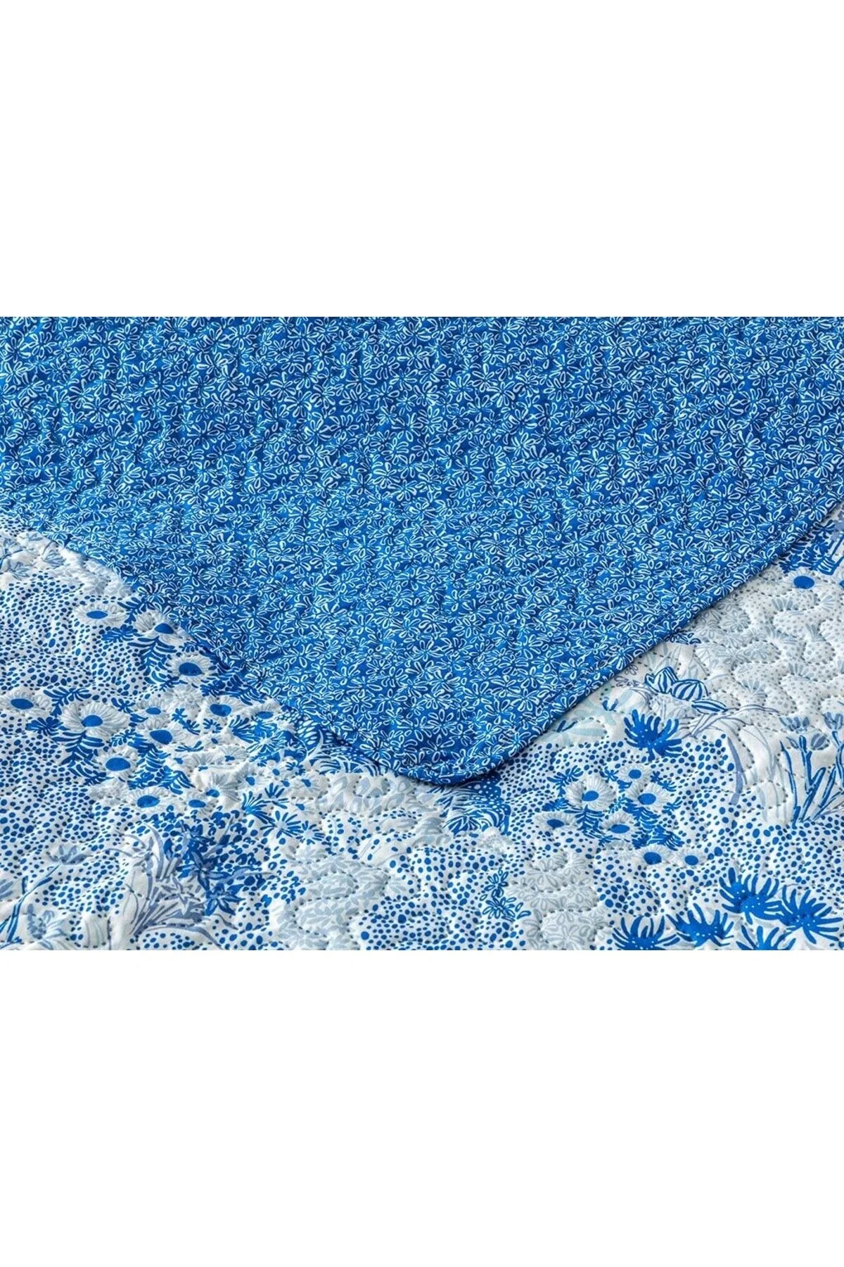 روتختی دو نفره آبی کاور چند منظوره دوبل گاردن صلح آمیز 200x220 سانتی متر English Home