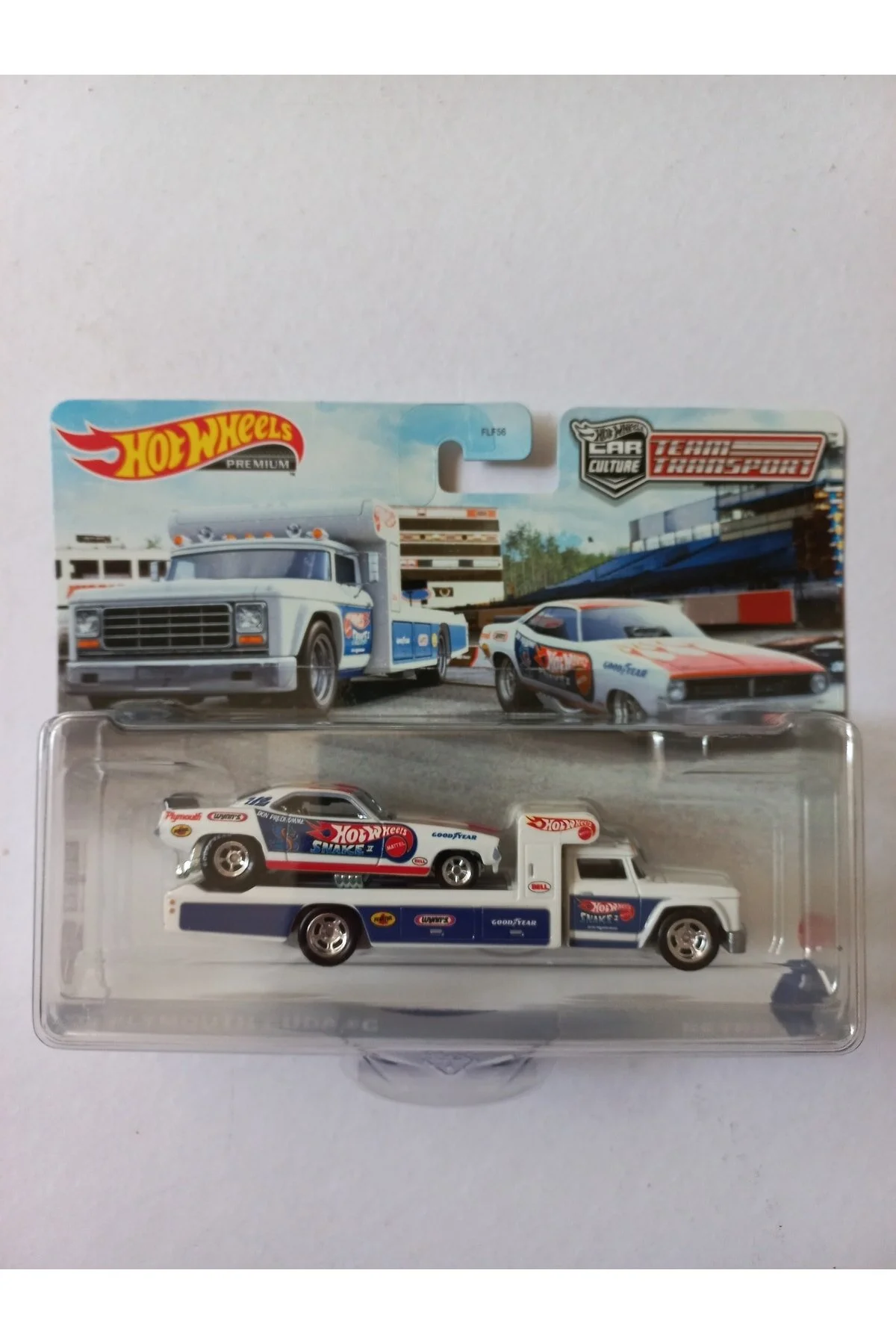 ماشین اسباب بازی TEAM TRANSPORT 72 PLYMOUTH CUDA FC ROG RETRO هات ویلز HOT WHEELS
