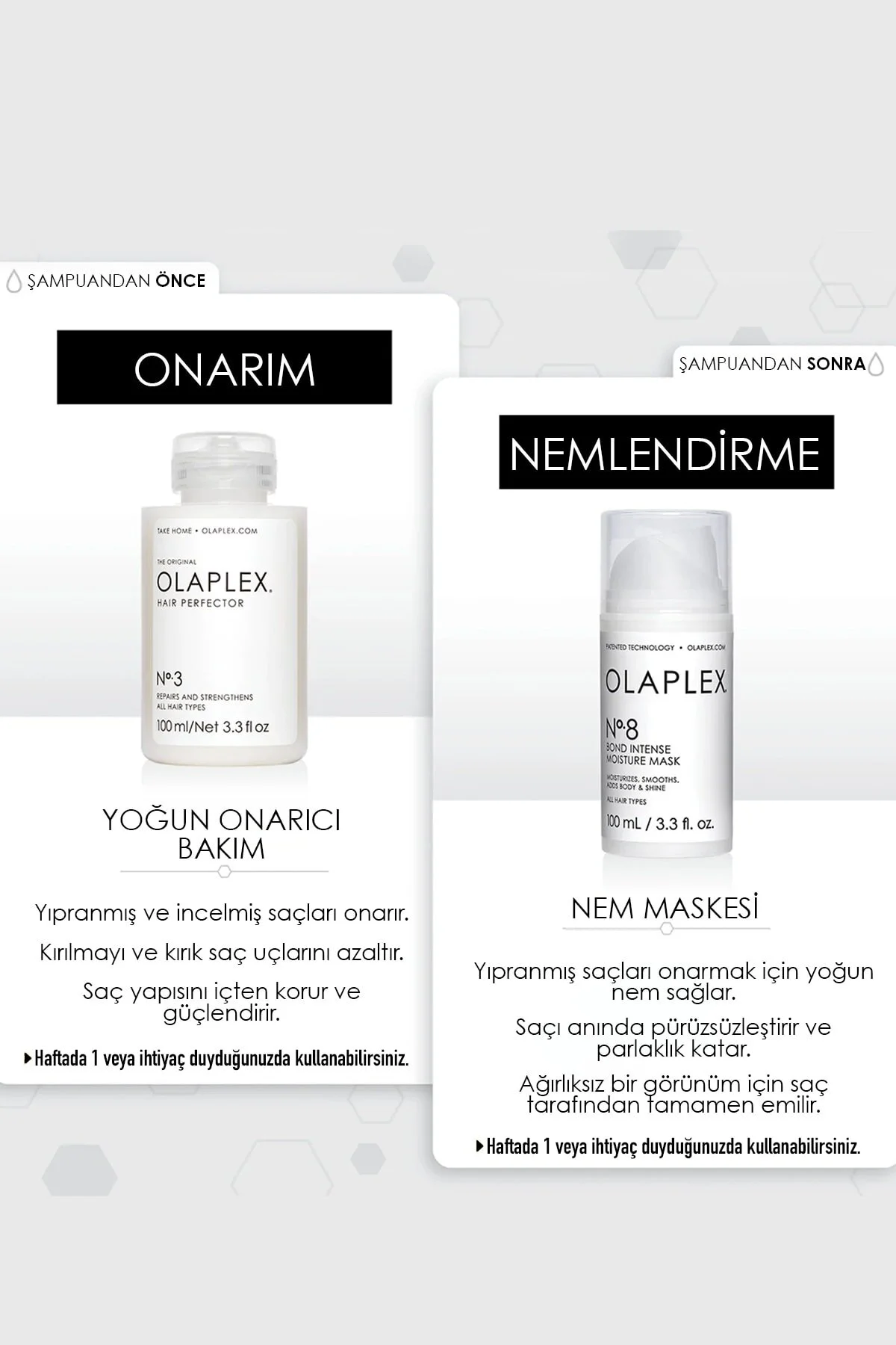Olaplex محصول تقویتکننده مو شماره ۰ با اثر ساختاردهی شدید
