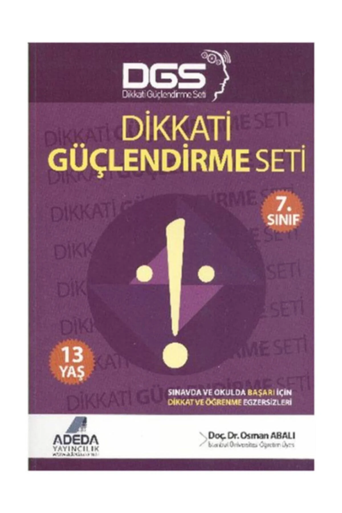 کتاب های درسی و کمکی مجموعه تقویت توجه DGS 7. درجه 13 سن عثمان Adeda Yayınları