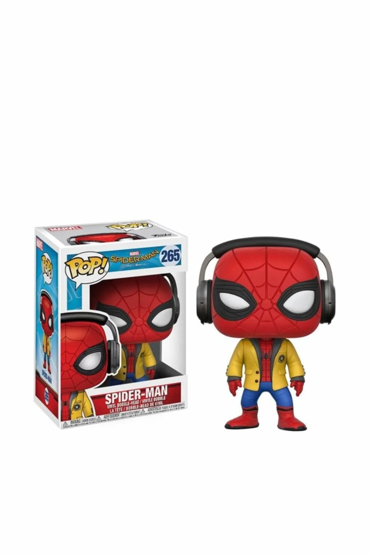 فیگور POP MARVEL HOMECOMING SPIDER MAN با هدفون Funko