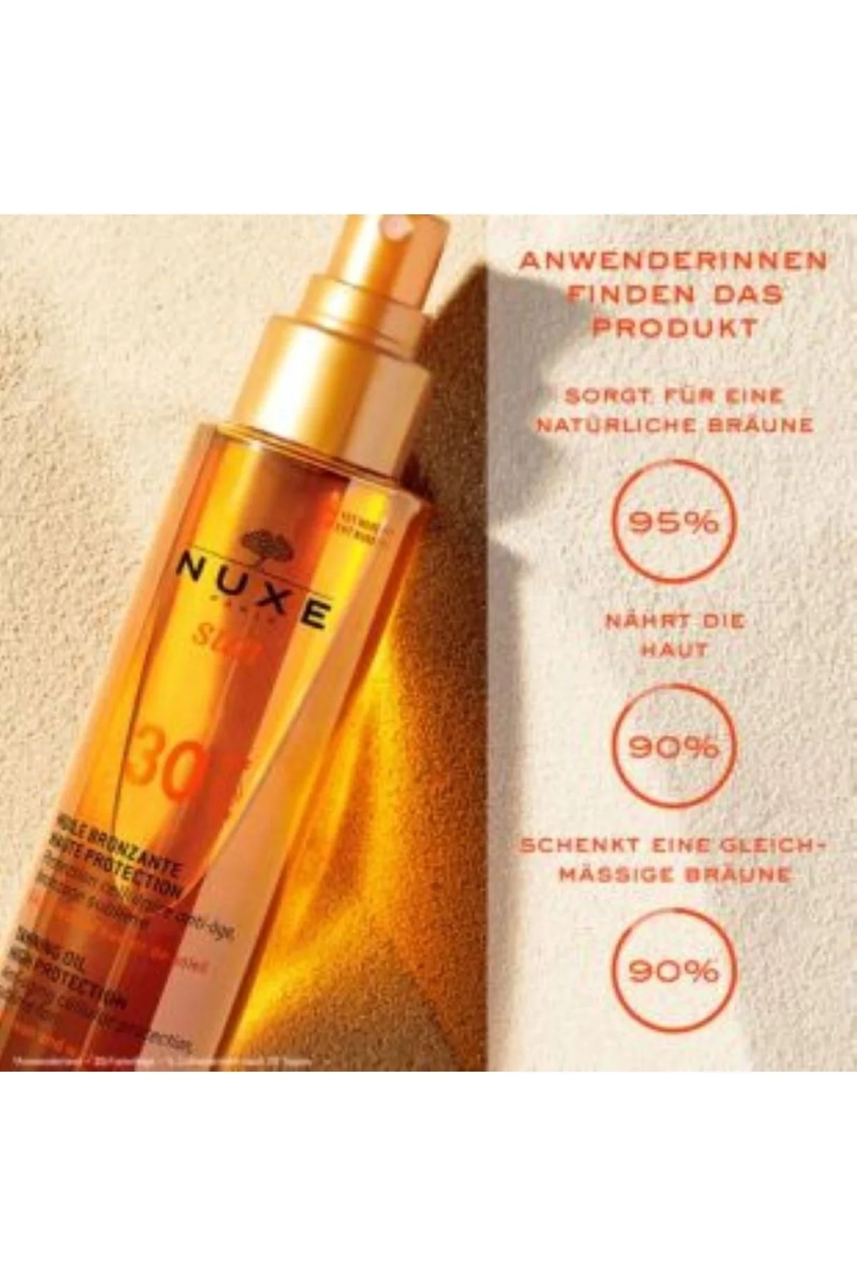 Nuxe روغن برنزه کننده SPF30 150ML