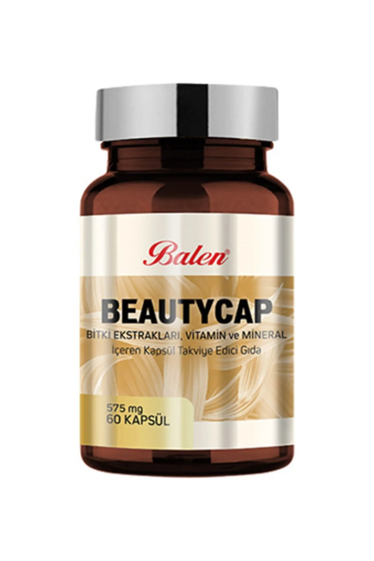 پروتئین بار عصاره گیاهی و ویتامین 575 میلی گرمی 60 کپسول BEAUTYCAP اورجینال Balen