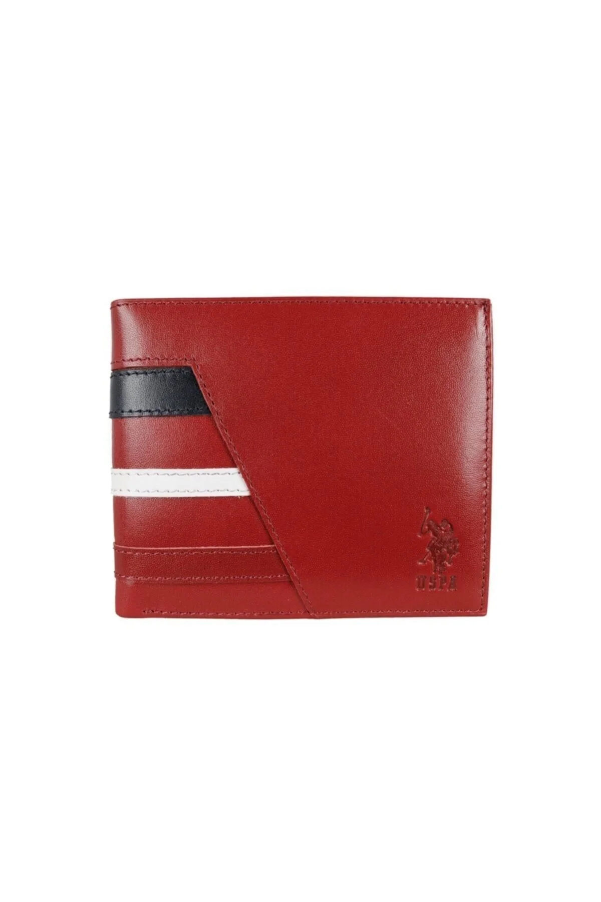 کیف پول مردانه رنگ بوردو U.S. Polo Assn.