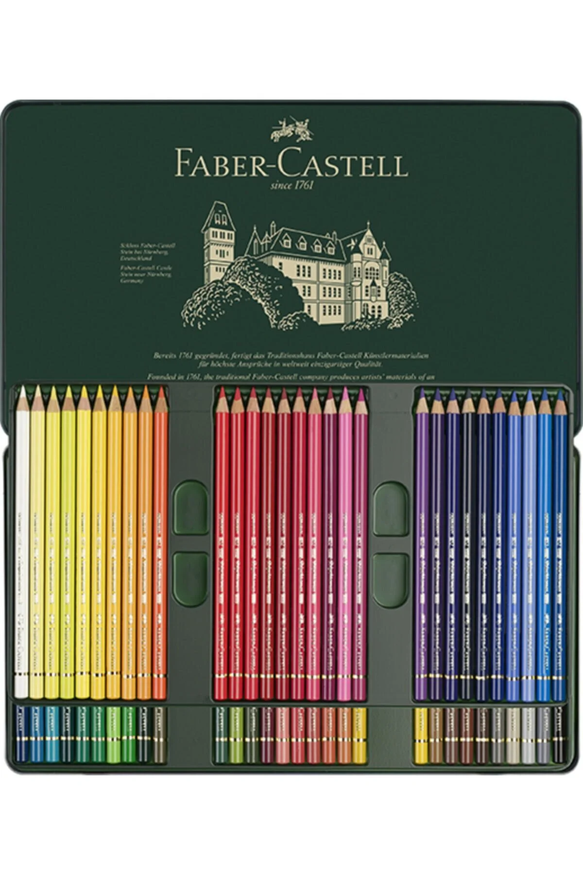 Faber Castell پلی کروموس 60 رنگ مداد رنگی