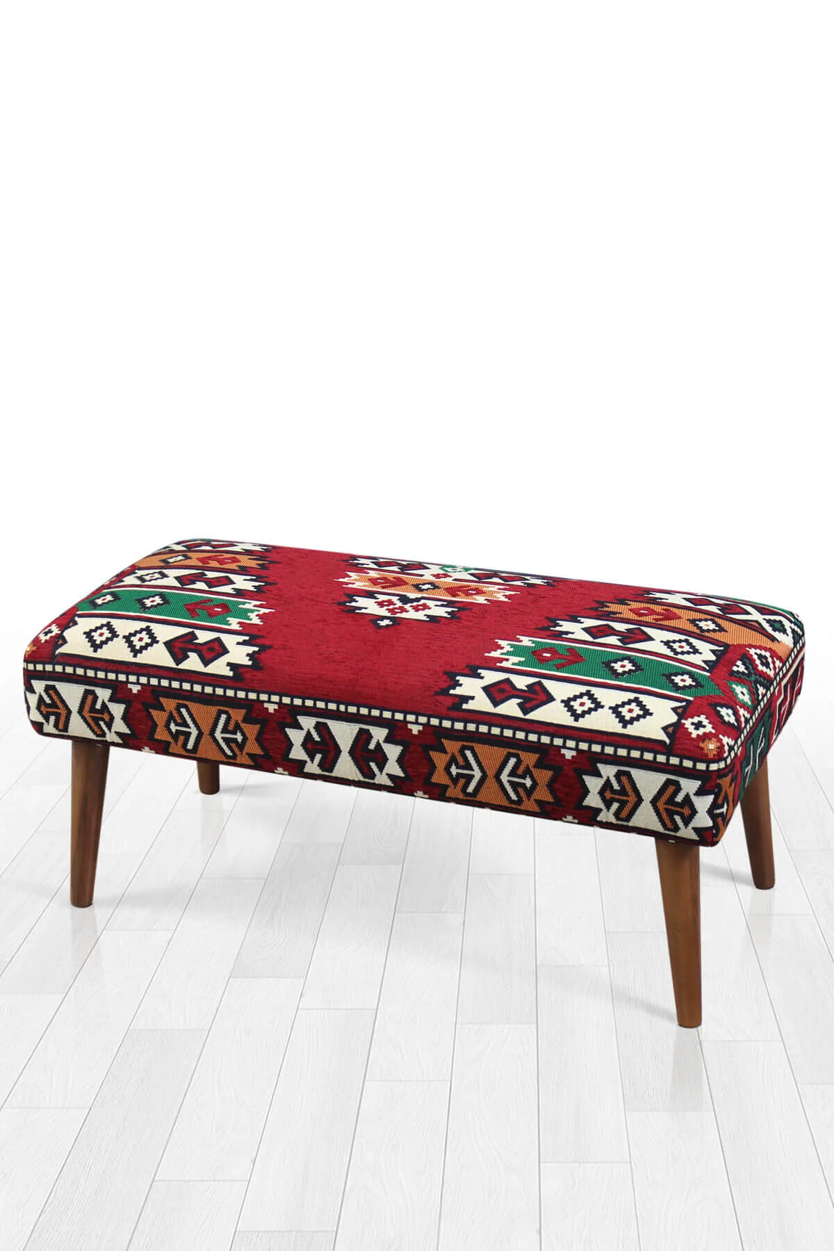 پاف و نیمکت ویزیر KILIM BENCH PUFF HITTITE Lorence Home