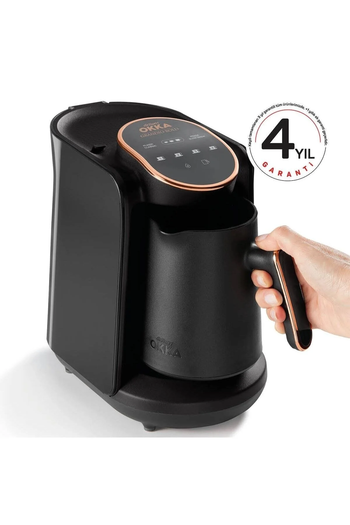 قهوه ساز ترک OK0019 OKKA GRANDIO BOLD WATER HAZNET دستگاه ترکیه مس Arzum