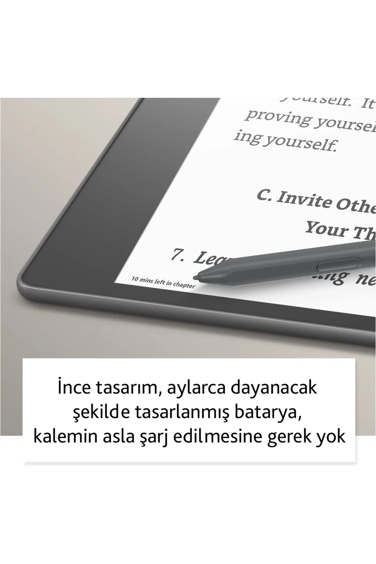 دستگاه کتاب خوان الکترونیکی خاکستری 2022 16 GB PEN اورجینال Amazon