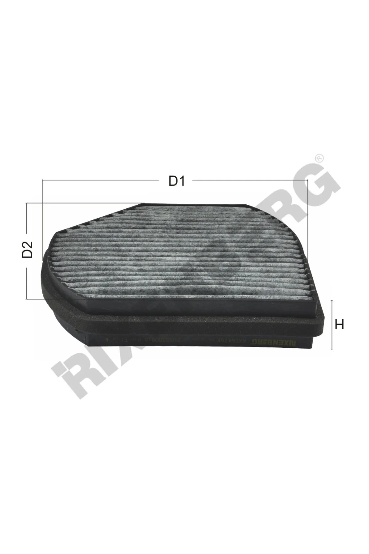 گردگیر پلوس و سرپلوس فیلتر گرده مرسدس بنز C W202 C180 C200 C200D C220 C220D 1993 2000 Rixenberg