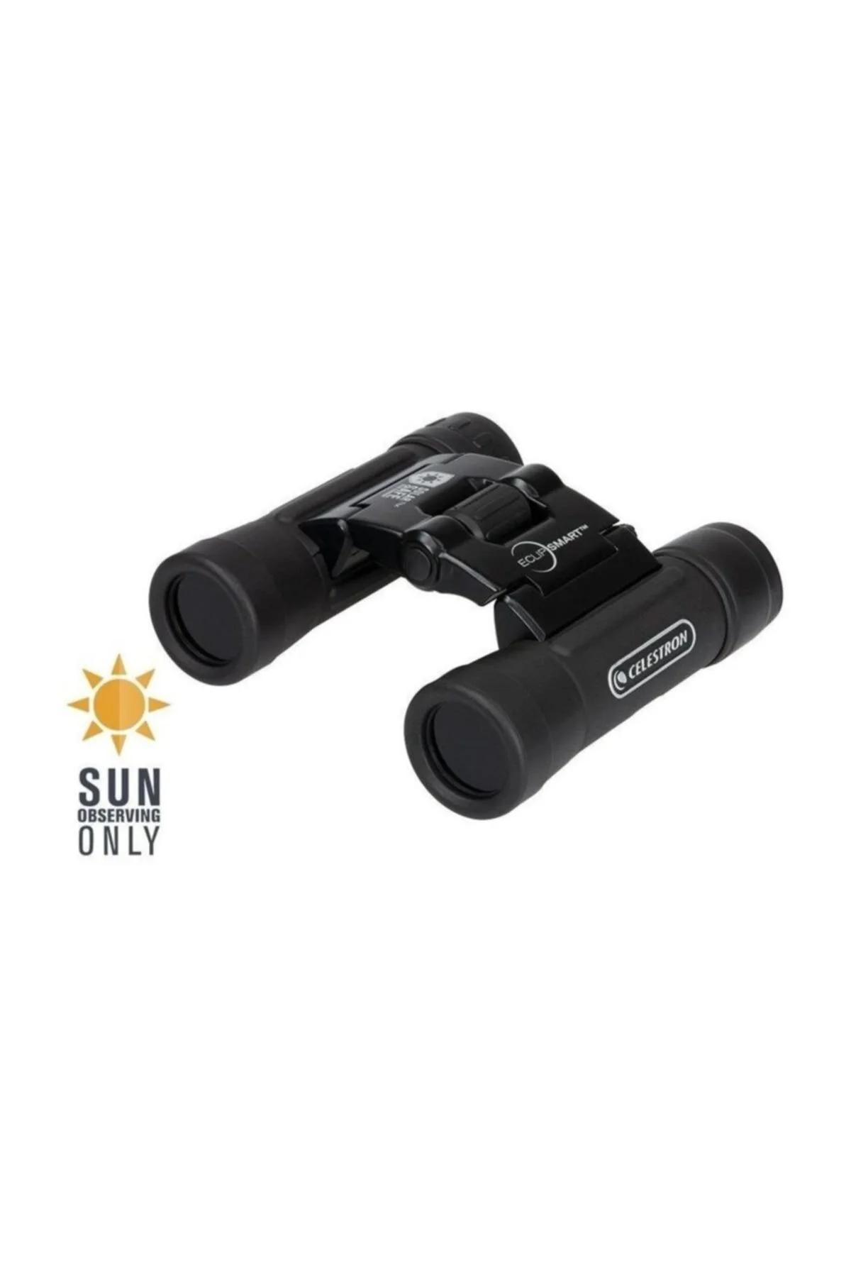 دوربین دوچشمی سفید مردانه و زنانه خورشیدی سقفی Eclipsmart 71237 10x25 Celestron