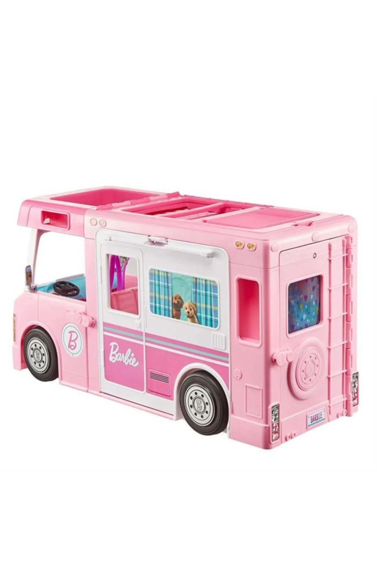 عروسک های اسباب بازی و لوازم جانبی کاروان رویایی سه در یک Barbie