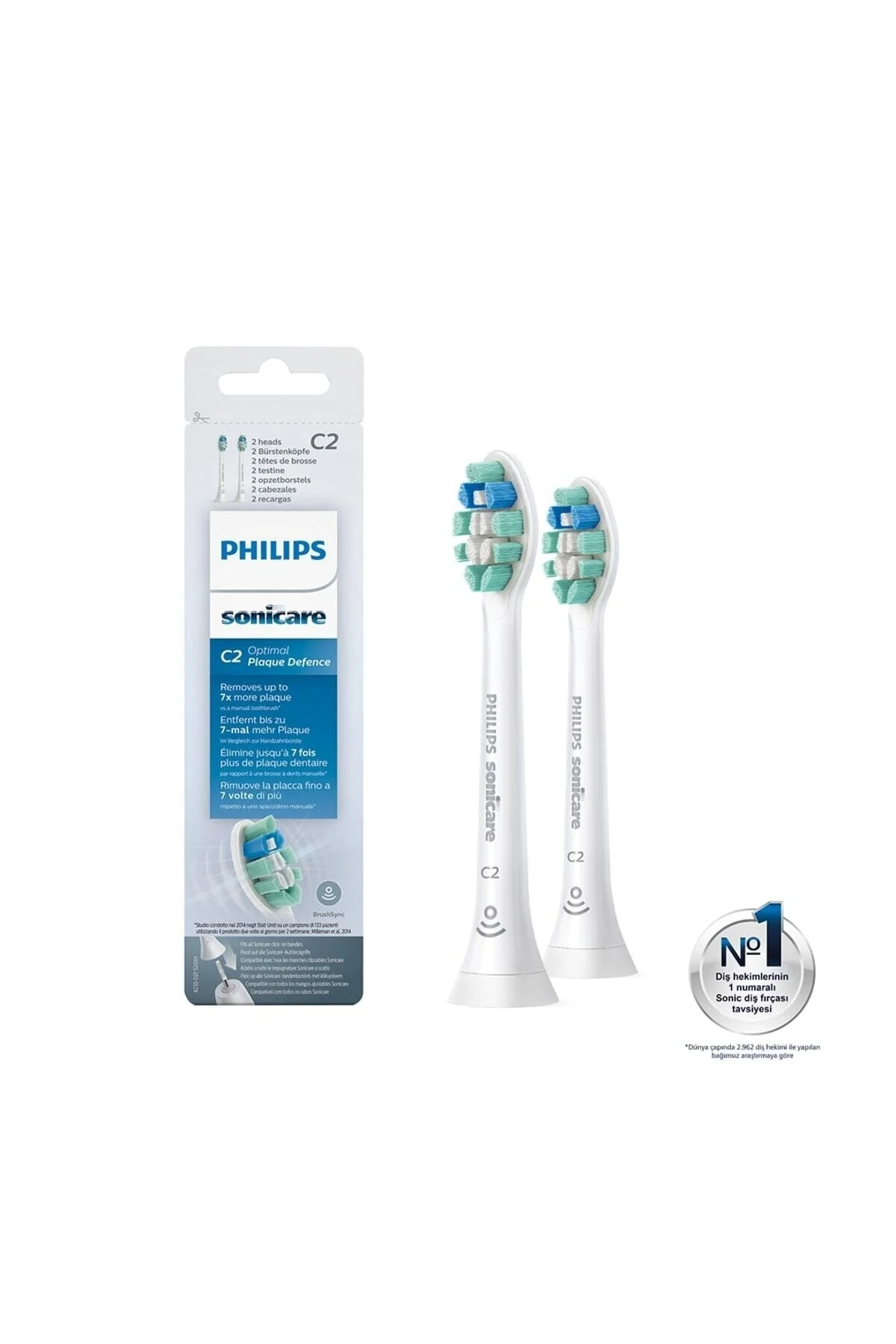 سری یدک مسواک سفید Sonicare بهینه دفاع پلاک مسوا  Philips