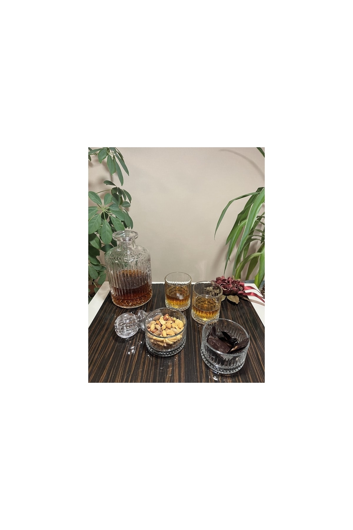 لیوان پایه‌دار گلاس مجموعه ویسکی لوکس 2 ELYSIA CUP ALEGRA KARAF و کوکی FAYA HOME