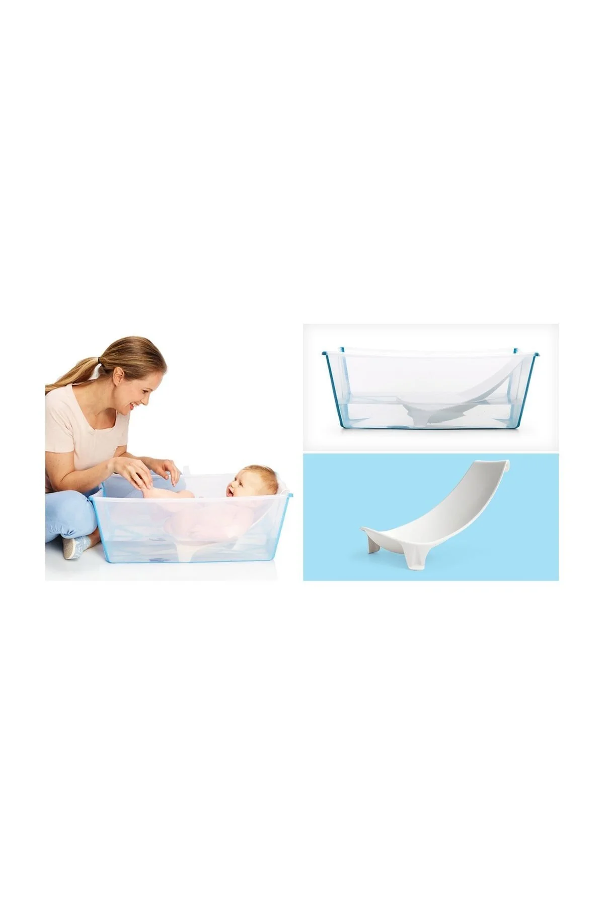وان حمام نوزاد خاکستری پسرانه و دخترانه بچگانه عملی اورجینال Stokke
