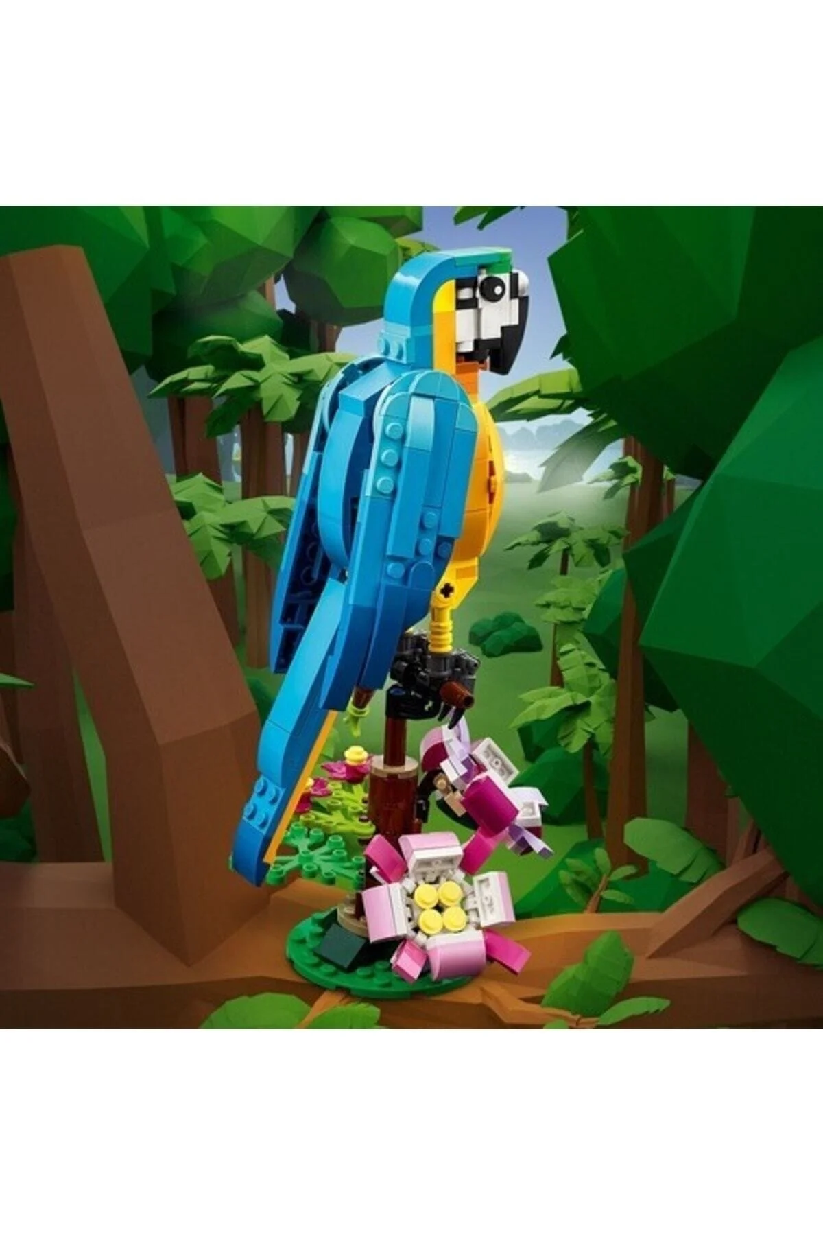 اسباب بازی های آموزشی محصول دارای مجوز JUSTFORFUN CREATOR EXOTIC PARROT 31136 اورجینال LEGO