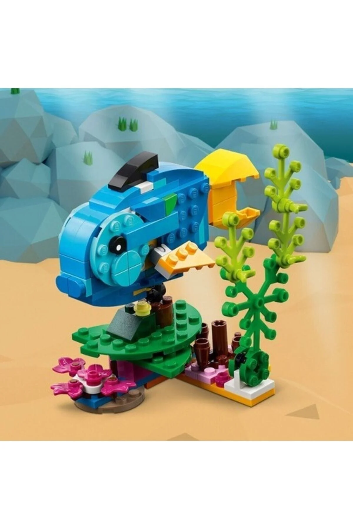 اسباب بازی های آموزشی محصول دارای مجوز JUSTFORFUN CREATOR EXOTIC PARROT 31136 اورجینال LEGO
