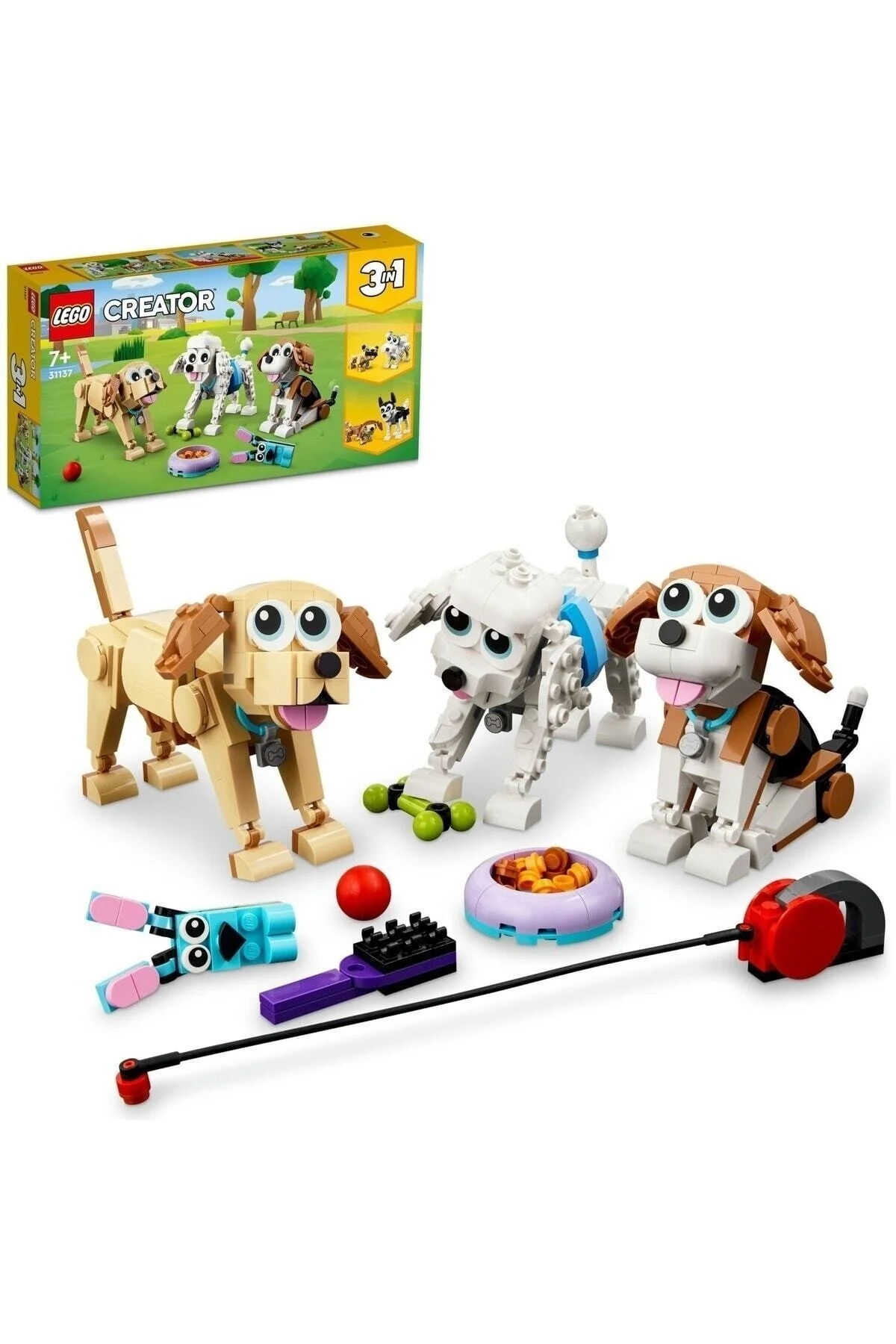اسباب بازی های دیگر JFF GAME ® CREATOR CUTE DOGS 31137 اورجینال LEGO