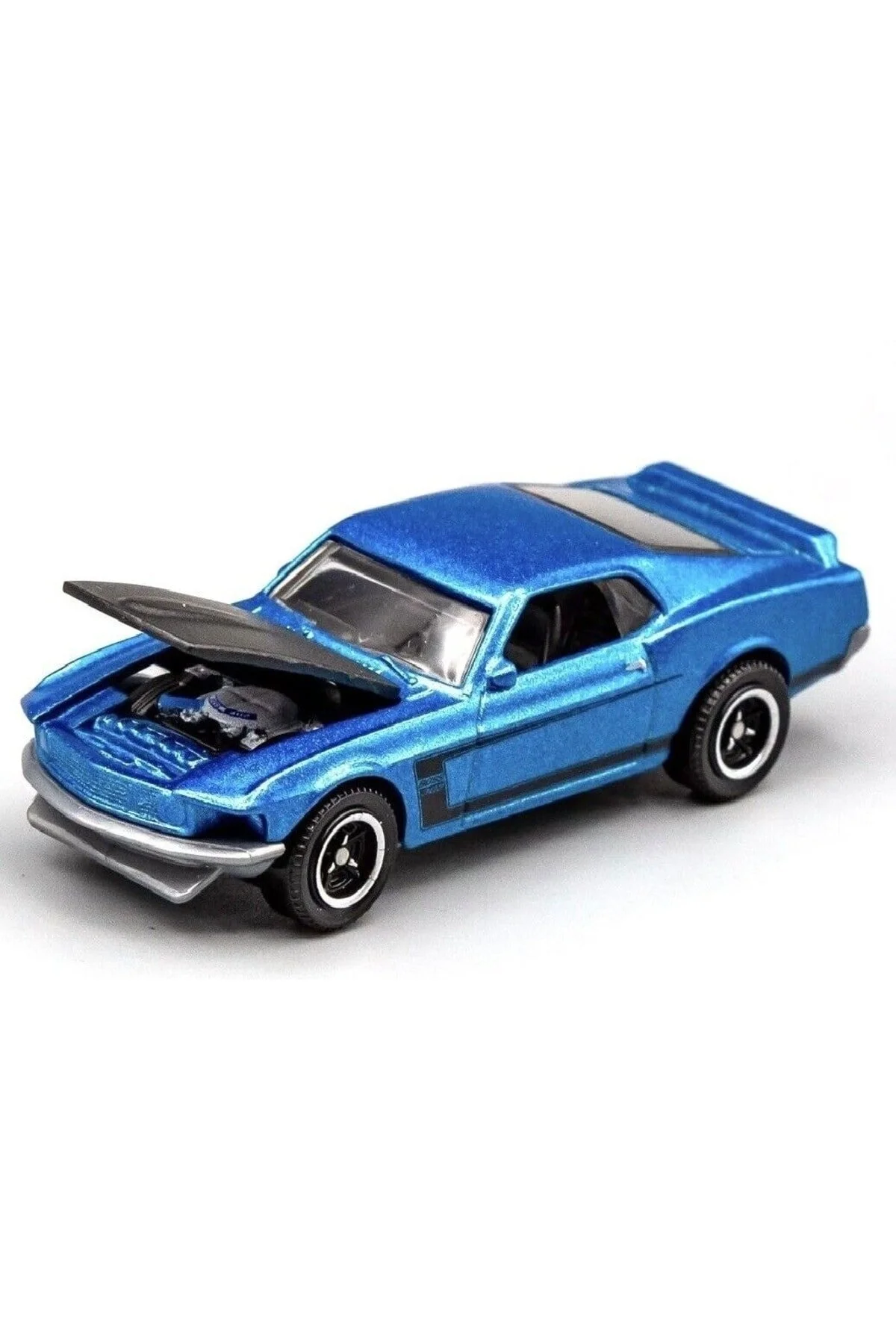 ماشین اسباب بازی 1969 Ford Mustang Boss 302 Moving Parts 70 Years 2 54 قطعات قابل باز شدن فلزی FWD28 Matchbox