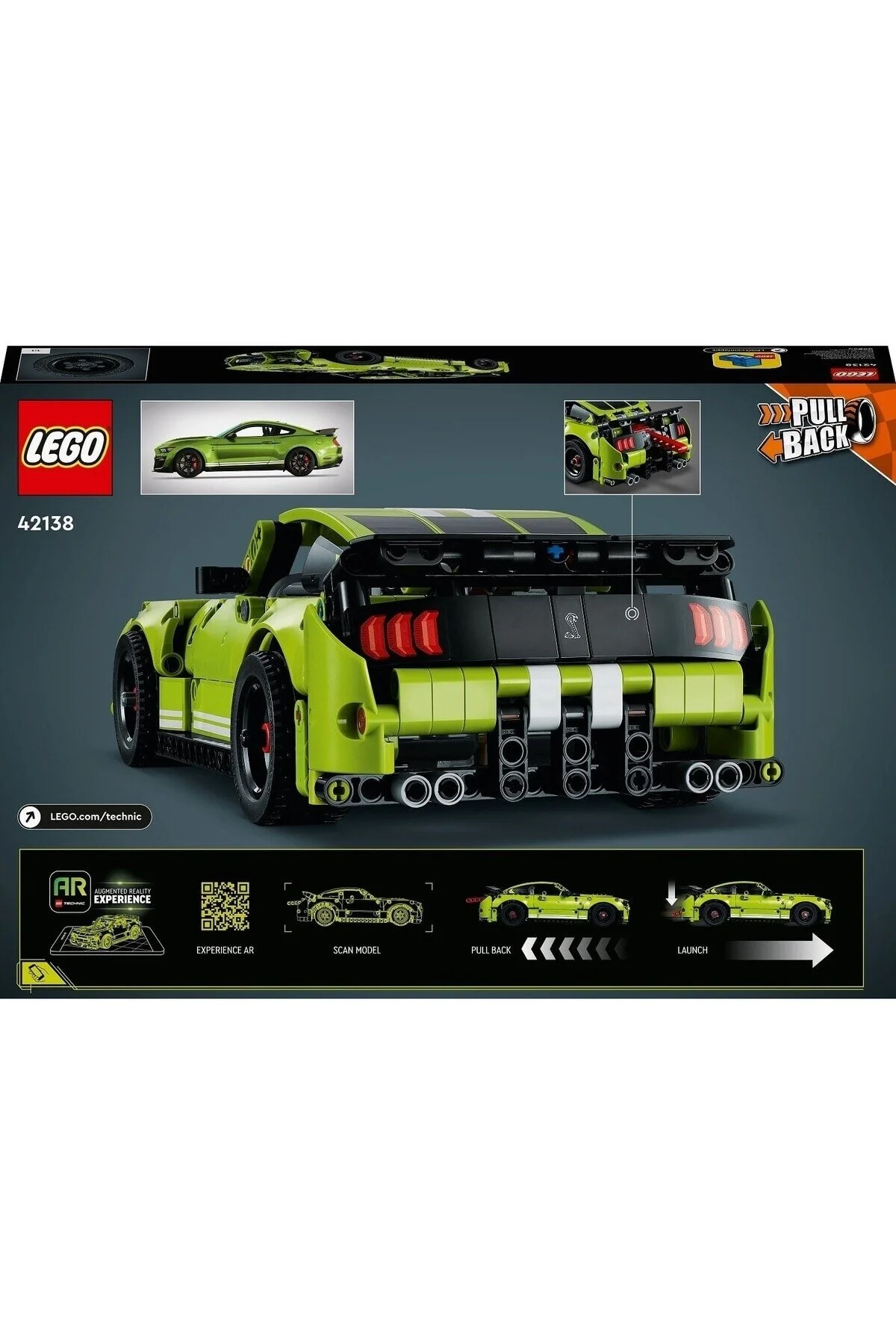 لگو و اسباب بازی های ساخت محور TOY TECHNIC FORD MUSTANG 544 PIECES LEGO 42138 از ترکیه LEGO