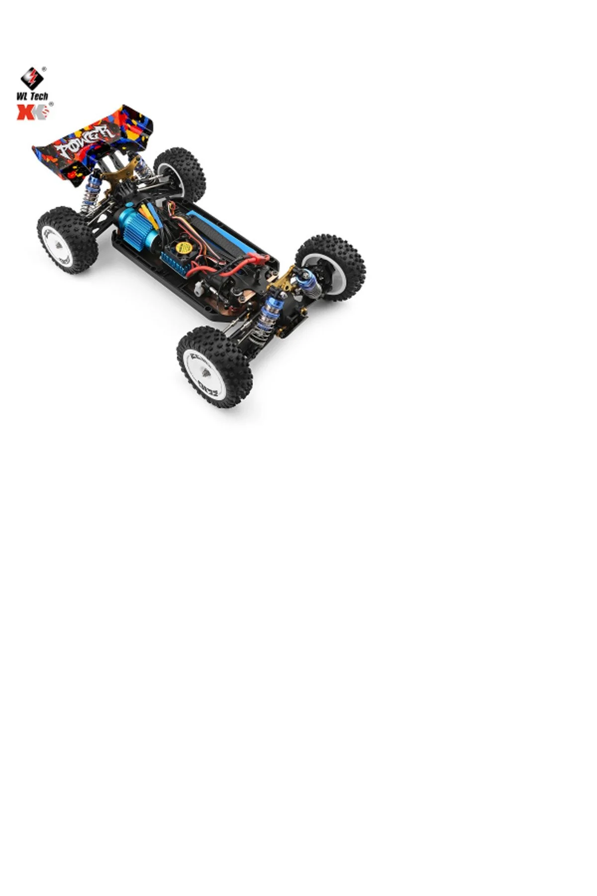 خودروی کنترل از راه دور WLTOYS XKS 124007 ماشین 1 12 2.4 گیگاهرتز 75 کیلومتر شاسی فلزی بدون برس toystower