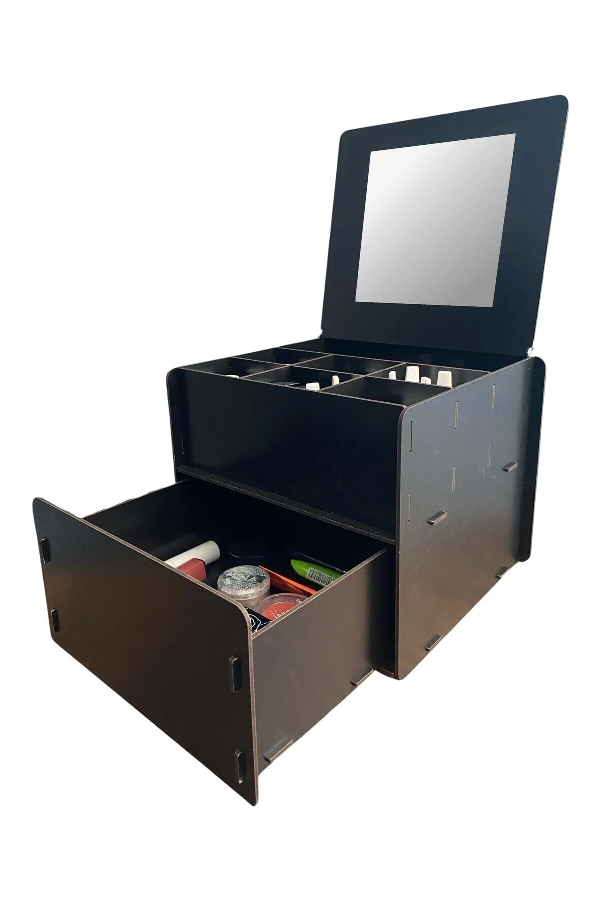 نظم‌دهنده لوازم آرایش و جواهر زیبایی آینه ای 7 EEYED GOODUP MAKEUP ORGANIZER HomeJamin