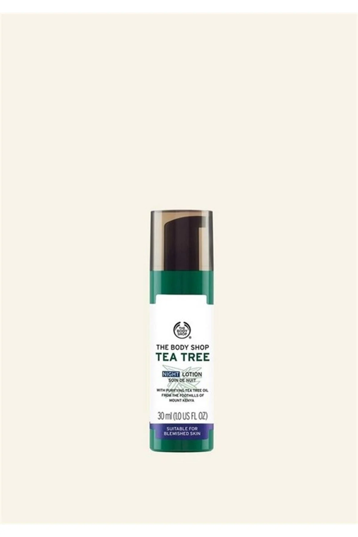 کرم صورت درخت چای لوسیون شب ضد لکه های آکنه اورجینال THE BODY SHOP