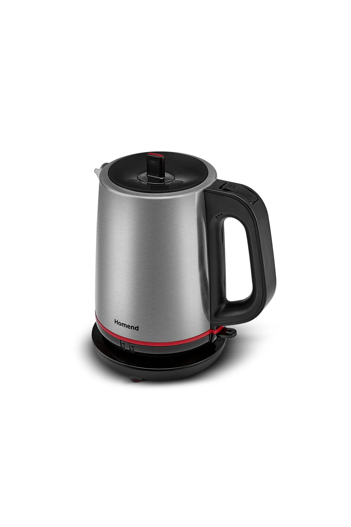 چای ساز سیاه Royaltea 1750H Teapot Glass Inox دستگاه  HOMEND
